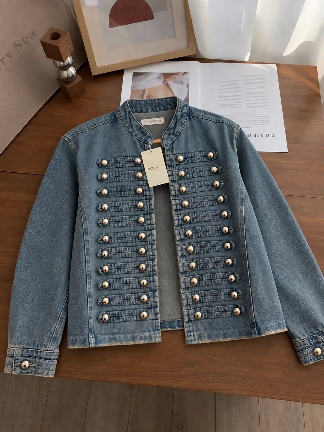 Ürün görseli: Eskitme Detaylı Kovboy Ceket