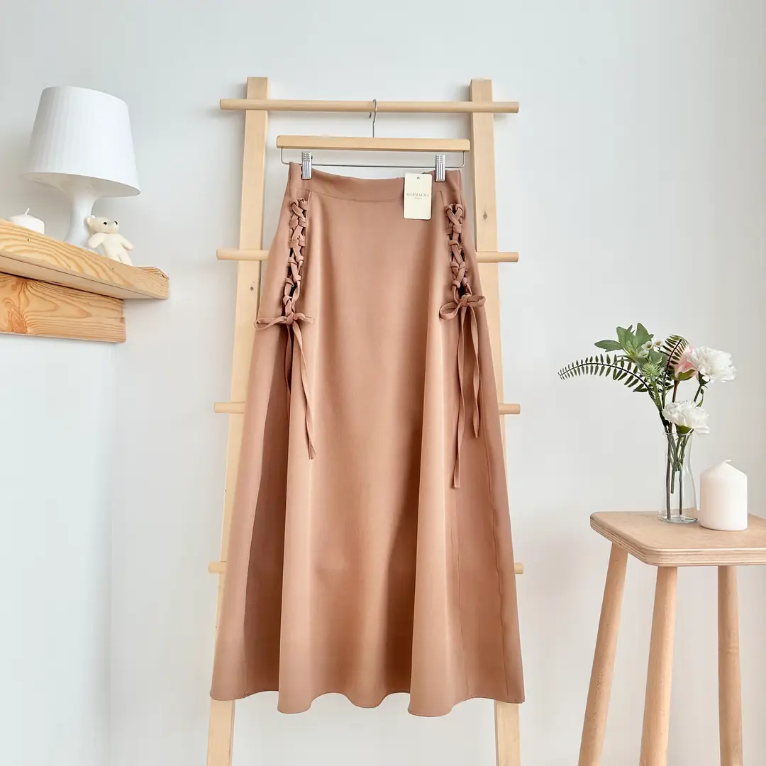 Ürün görseli: Seyeon İpli Etek - Camel
