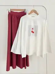 Üst Beyaz 1 & Alt Bordo