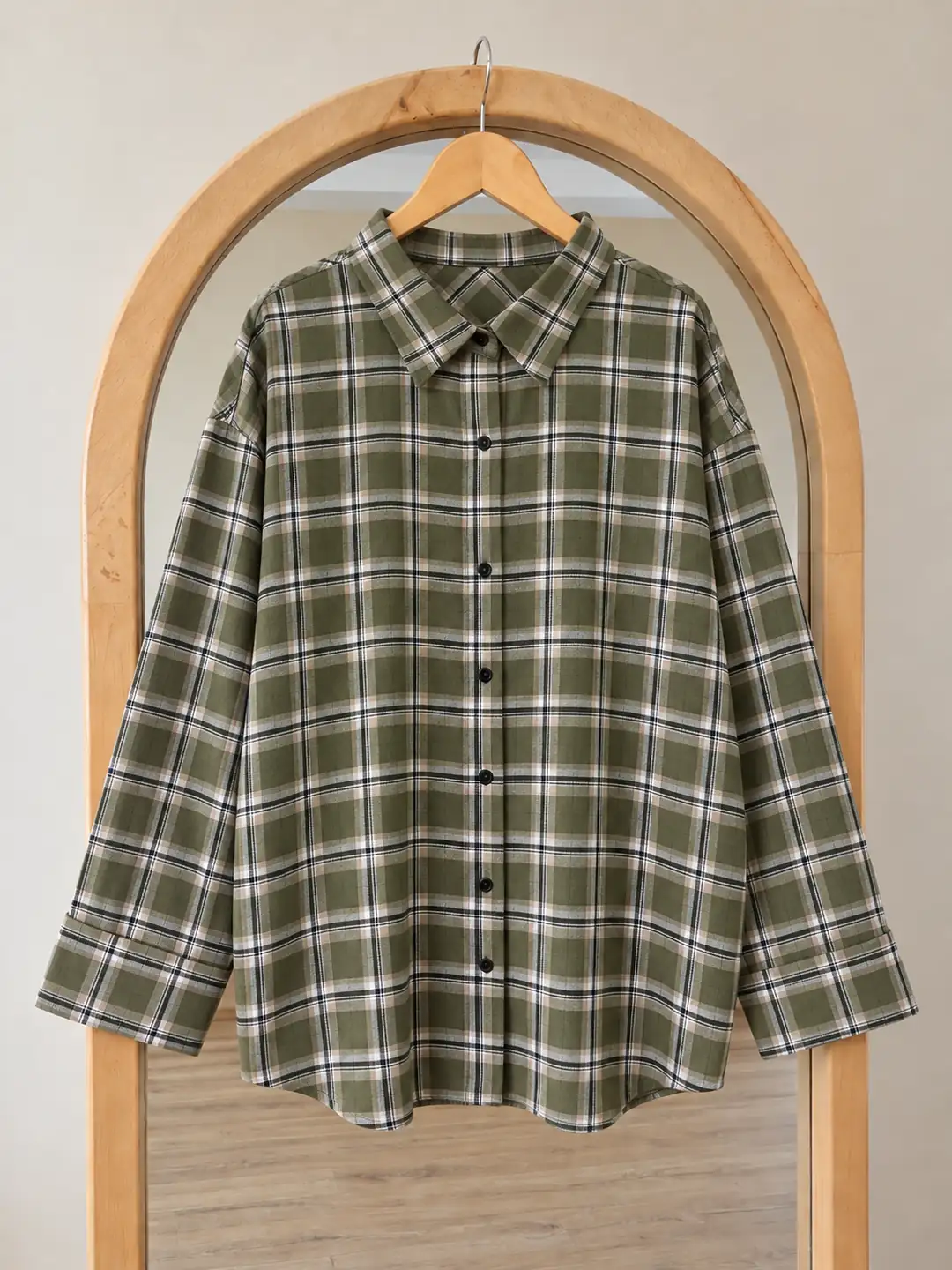 Ürün görseli: Ekose Oversize Oduncu Gömlek