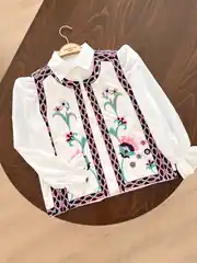 Toz Pembe Karışık Desen
