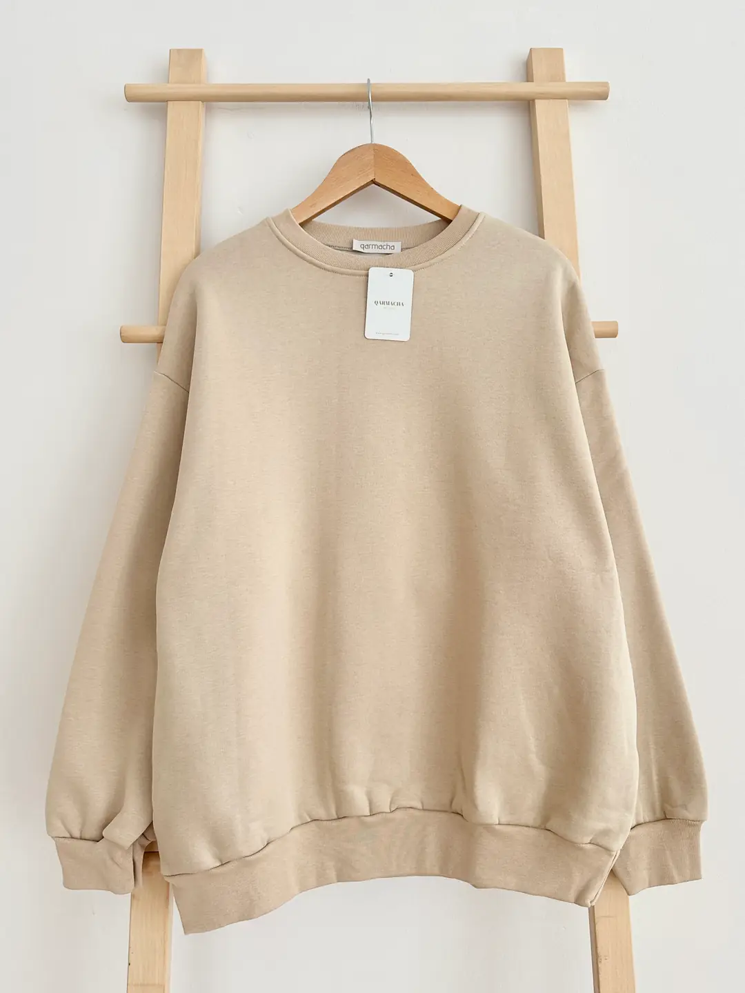 Ürün görseli: 3 İplik Şardonlu Sweatshirt - Bej