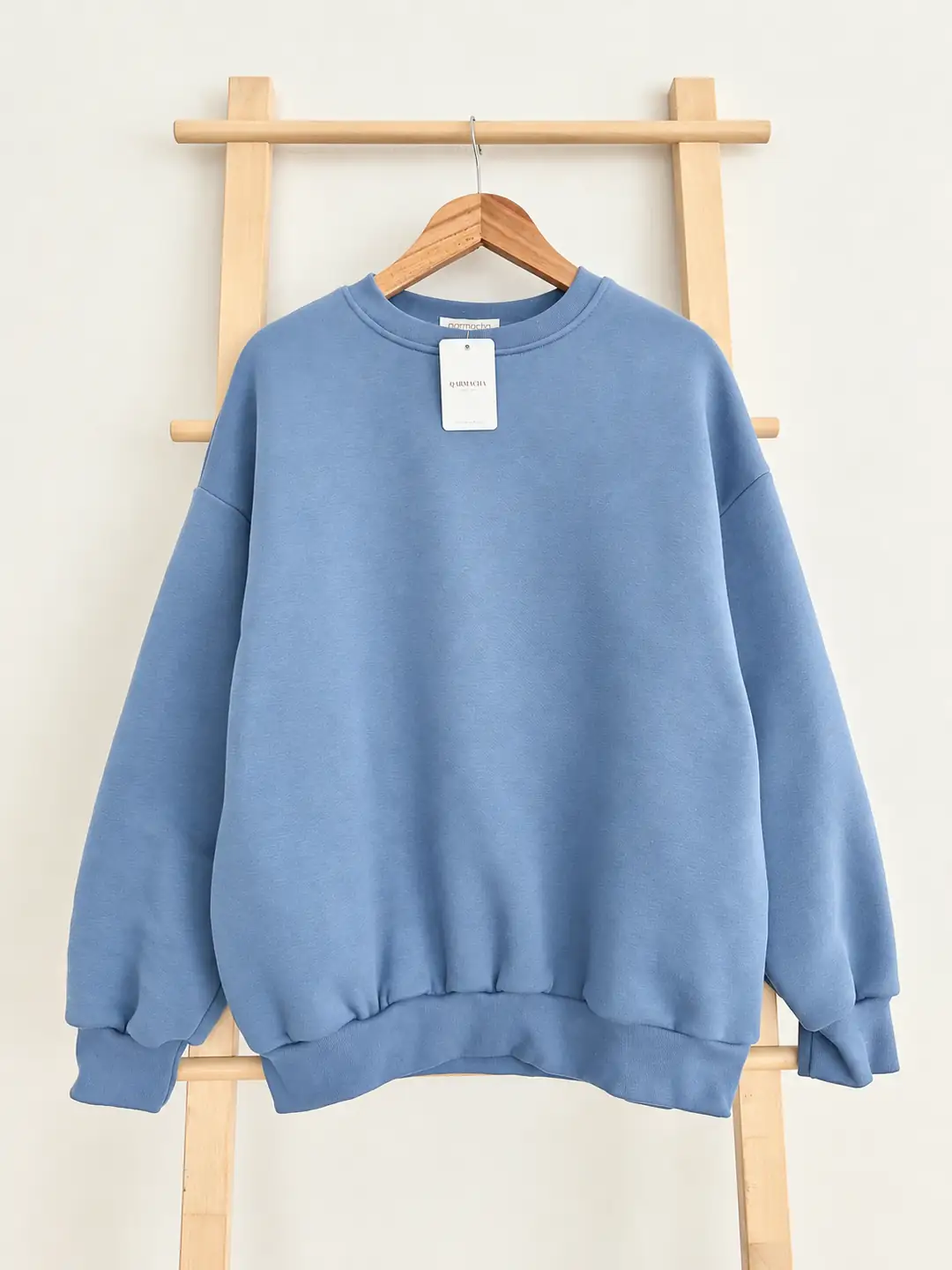 Ürün görseli: 3 İplik Şardonlu Sweatshirt - Mavi
